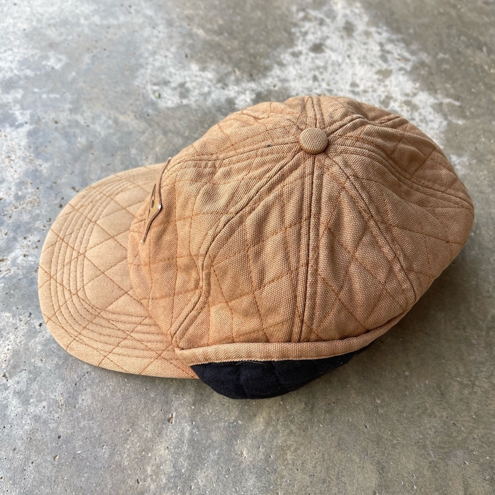 Vintage Carhartt Insulated Hat w/ Ear Flaps RN 14806 Men’s Size M/L Brown - Picture 3 of 5